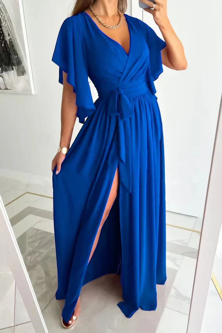 Maxi Dress with High Split - BreezeWave