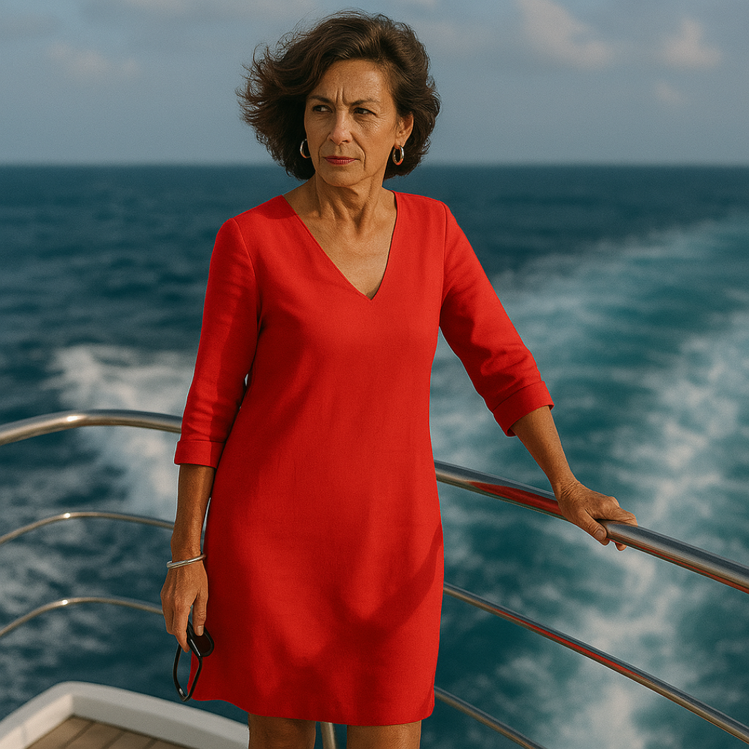 Autumnal dress with unique charm – Mila