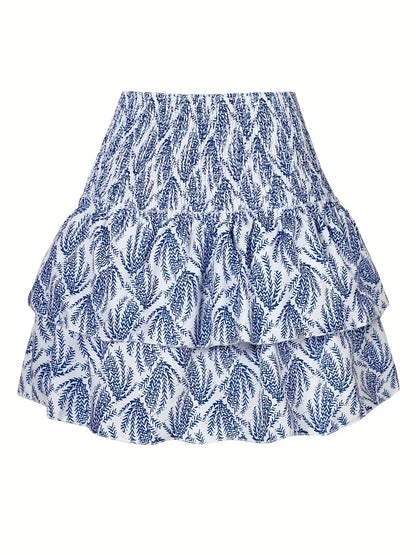 Amelia Rok | Pleated Waist | Layered Hem | Fashionable