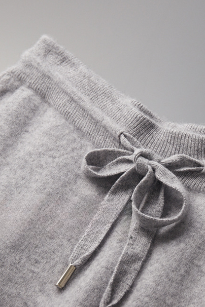 Light Grey Cashmere Merino Wool Set – Romano
