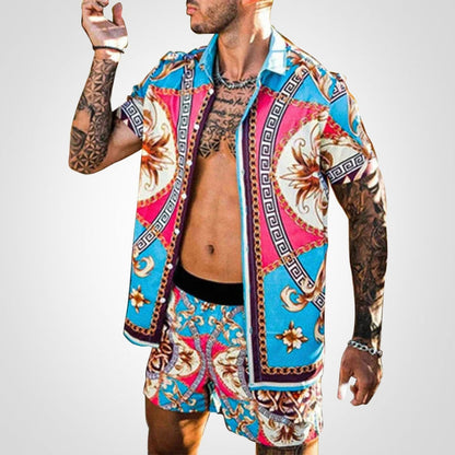 Two-piece men's set with print – Ruben