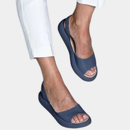 Comfortable ladies' summer shoes with a thick sole – Tilda