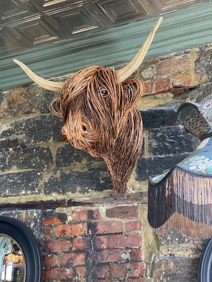 Cow Wall Sculpture – Bowie