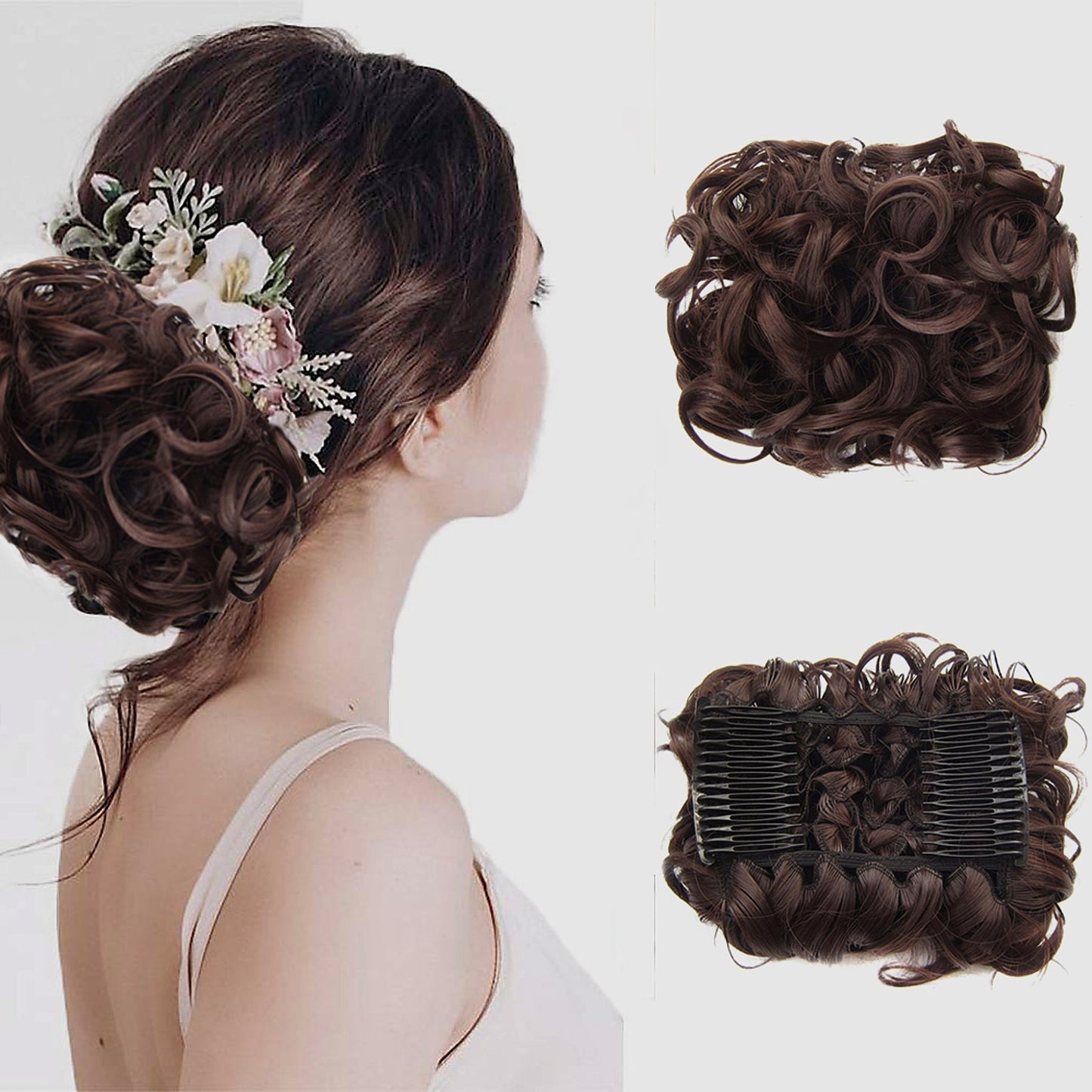 Curly Knot Hair Extension – FluffyFix
