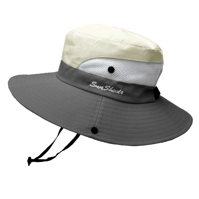 Stylish women's UV protection sun hat with a wide brim – Livia