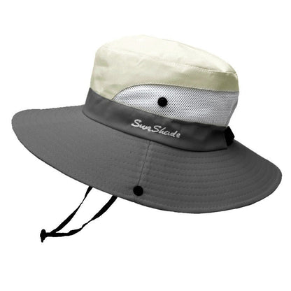 Stylish women's UV protection sun hat with a wide brim – Livia
