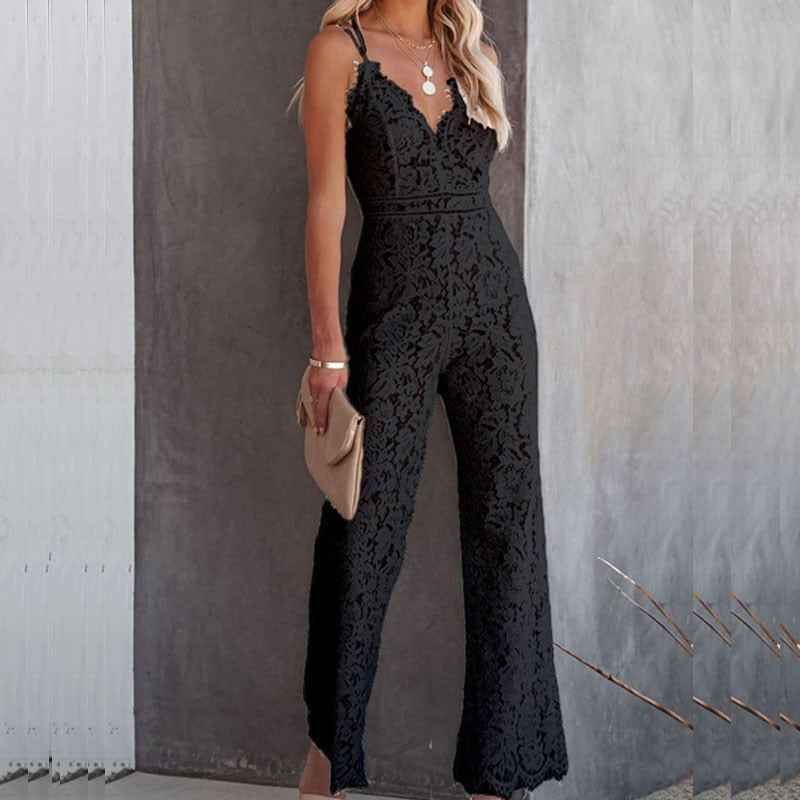 Airy & Fashionable Women's Ibiza Jumpsuit with High Waist – Amira