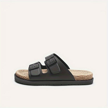 Stylish men's summer slip-ons with adjustable straps - GripStep