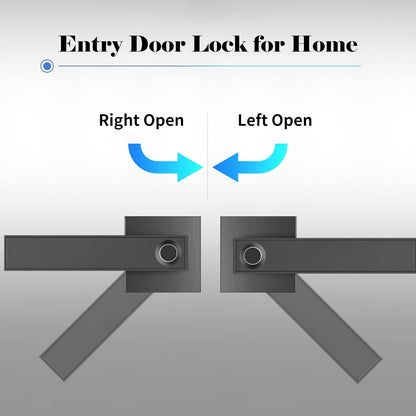 Smart fingerprint deadbolt lock with key access and 30-user capacity – Nivora