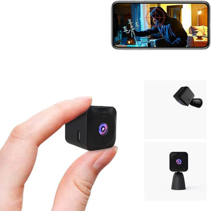 Mini 4K Wi‑Fi hidden indoor security camera with night vision