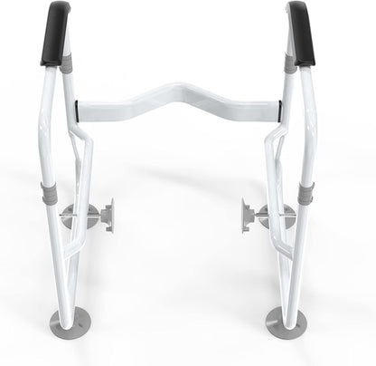 Adjustable toilet safety frame and supports – Senvara
