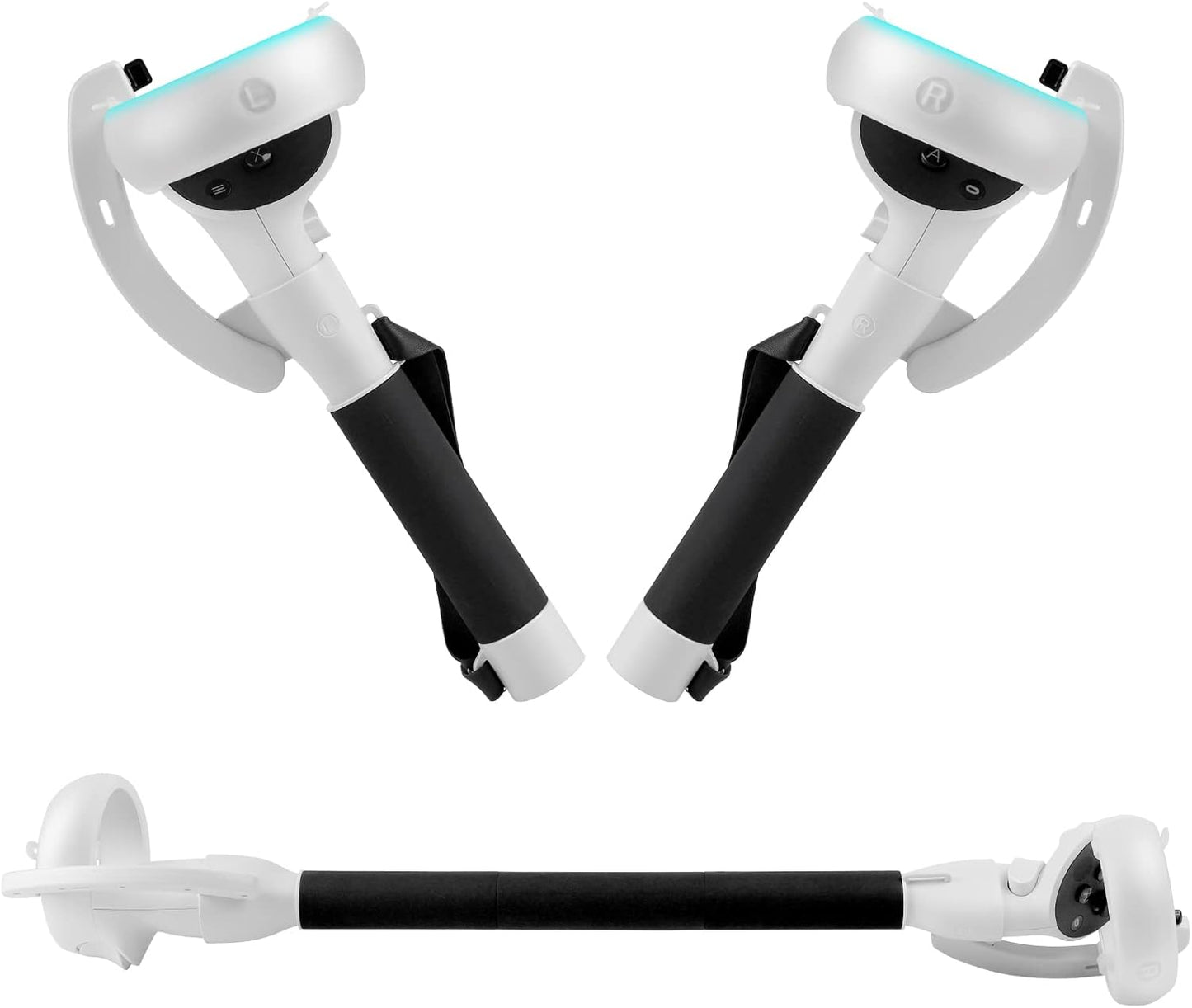 VR controller extension grips for Meta Quest 2 – Kynaro