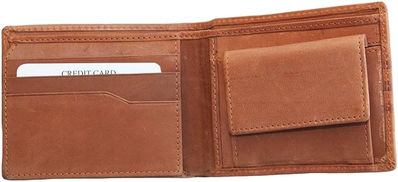 Leather Aboriginal wallet with kangaroo design and gift box – Yarindi