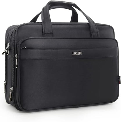 Men's canvas laptop and business tote bag
