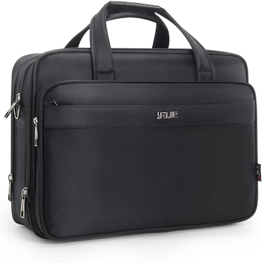 Men's canvas laptop and business tote bag