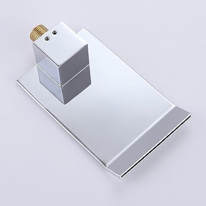 Sensor Wall Tap with Waterfall Outlet – Fluxis