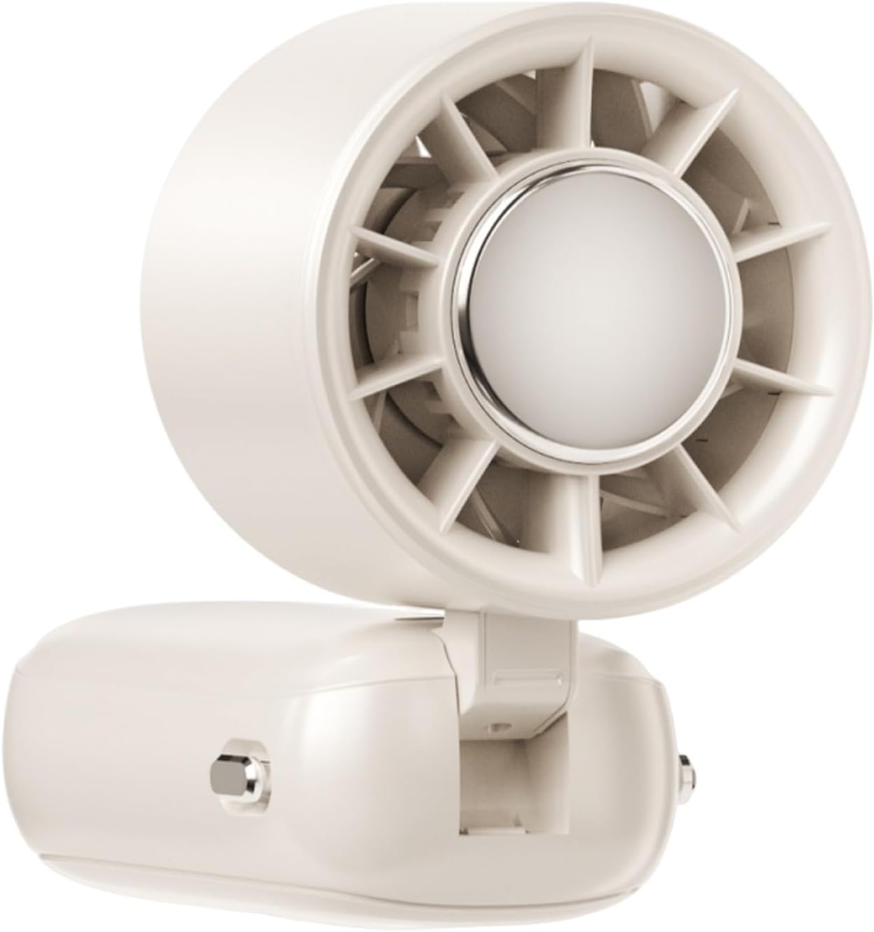 Portable, foldable hand-held fan with LED display, 100 speed settings