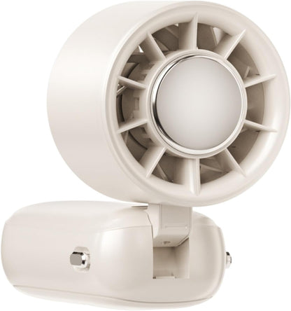 Portable, foldable hand-held fan with LED display, 100 speed settings
