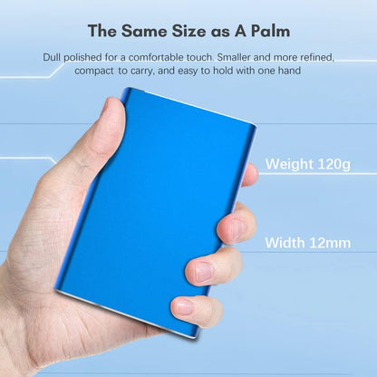 Portable 1TB USB 3.0 external hard drive with metal casing and high-speed data transfer – Dravero