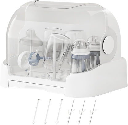 Baby bottle dryer and storage box with lid – Orvian