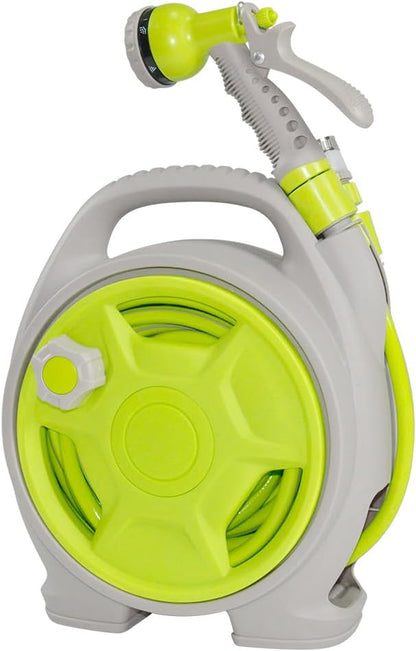 Compact garden hose reel with 15 m hose – Corvina