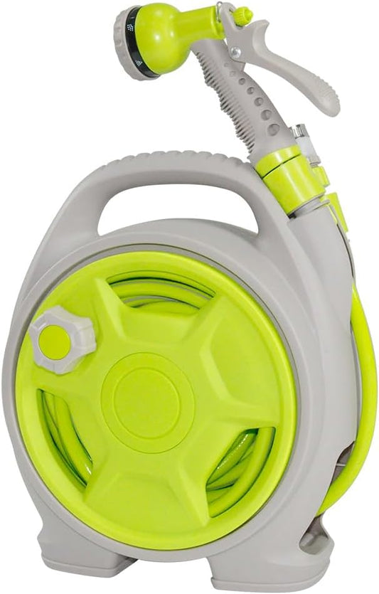 Compact garden hose reel with 15 m hose – Corvina