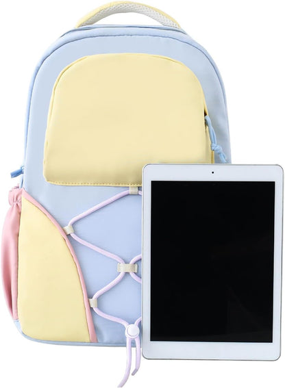 School backpack set – large-capacity backpack for pupils with pencil case and pockets – Nivora