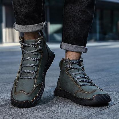 Handcrafted waterproof orthopaedic boots for men – arch support and non-slip soles – Renvar