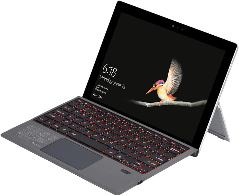 Wireless Bluetooth keyboard with backlighting and touchpad for Surface Pro – Nexora