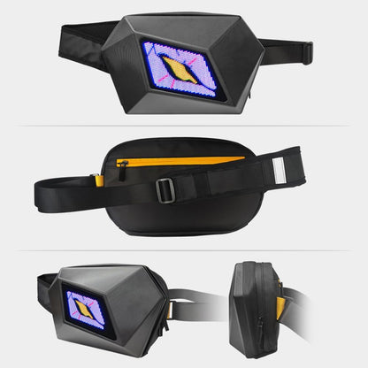 LED motorbike crossbody bag with programmable display – Nexora