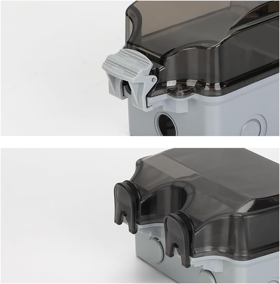 IP66 outdoor waterproof wall socket with lockable cover – PowerGuard