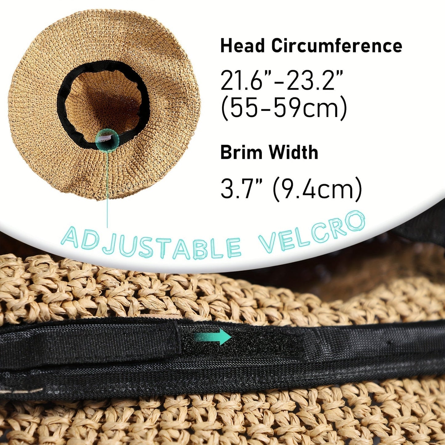 Crocheted Boho Straw Hat for Summer Trips – Elouan