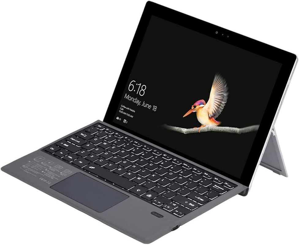 Wireless Bluetooth keyboard with backlighting and touchpad for Surface Pro – Nexora