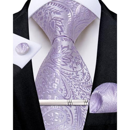 Men's Paisley Formal Tie Set - Refined Wedding & Event Accessories 26