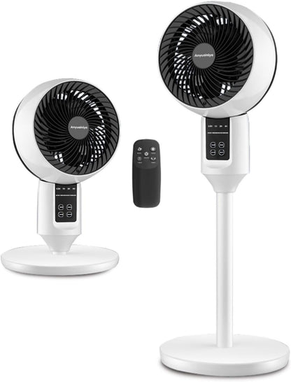 Adjustable pedestal fan with 3D oscillation – Aerion