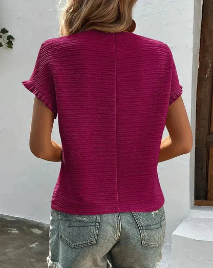 Soft cotton women's T-shirt – Élodie