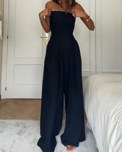 Strapless & Stylish Women's Jumpsuit for Every Occasion – Elina