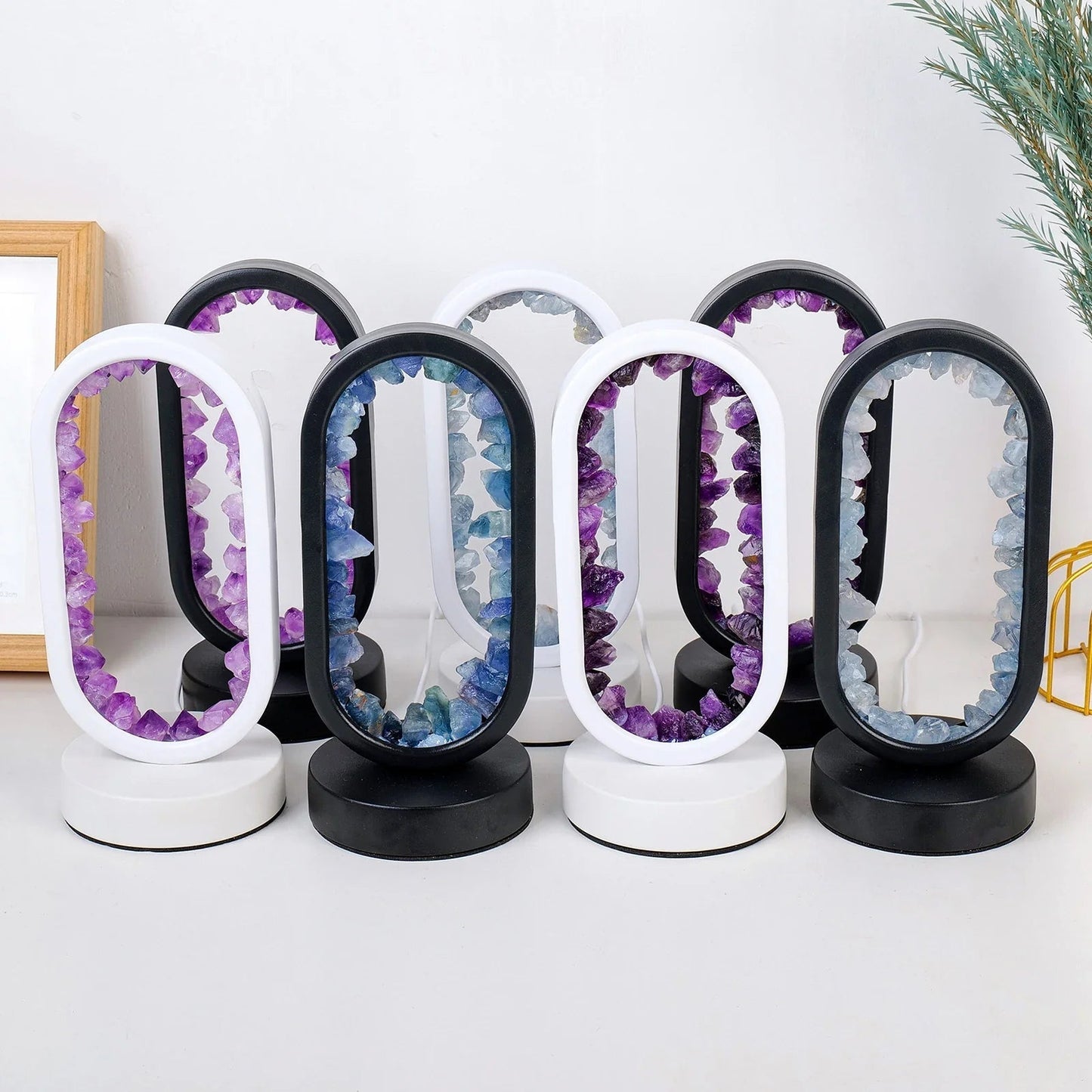 Handmade Amethyst Lamp - Serenith