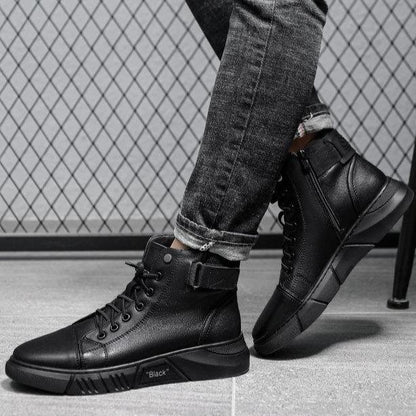 Leather Men's Shoes - PrimeWalk