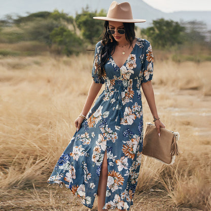 Airy, loose autumn dress – Ismay