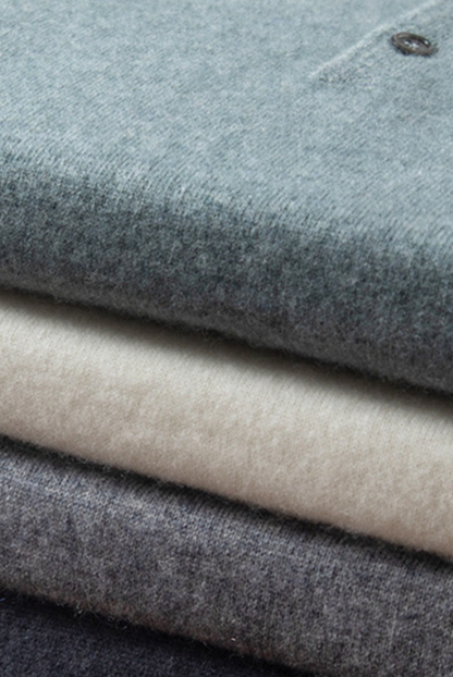 Stylish men's polo made from cashmere-merino wool – Levano