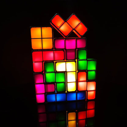 Modular Tetris Lamp - LumiBlocks