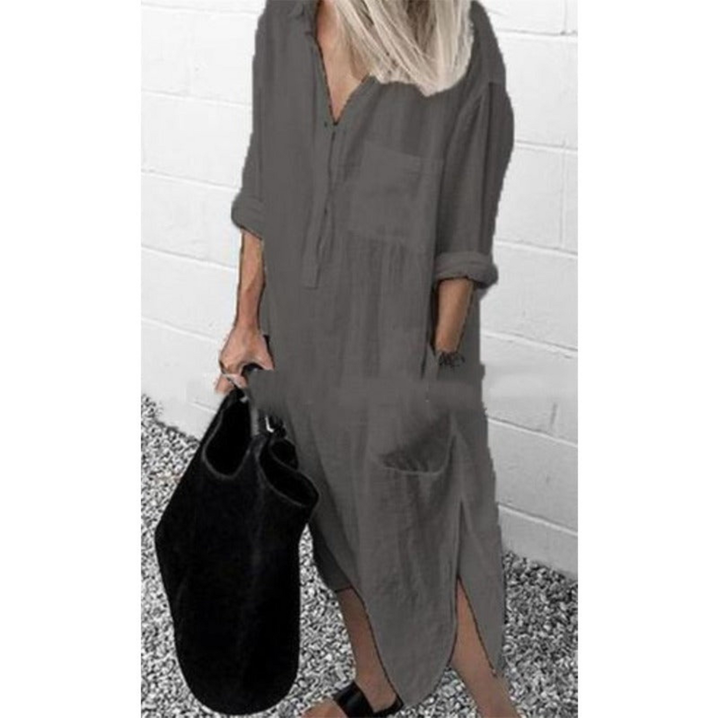 Smooth and Comfortable Long Summer Dress - Mila