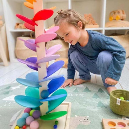 Interactive Rainbow Marble Sound Tree - Luca