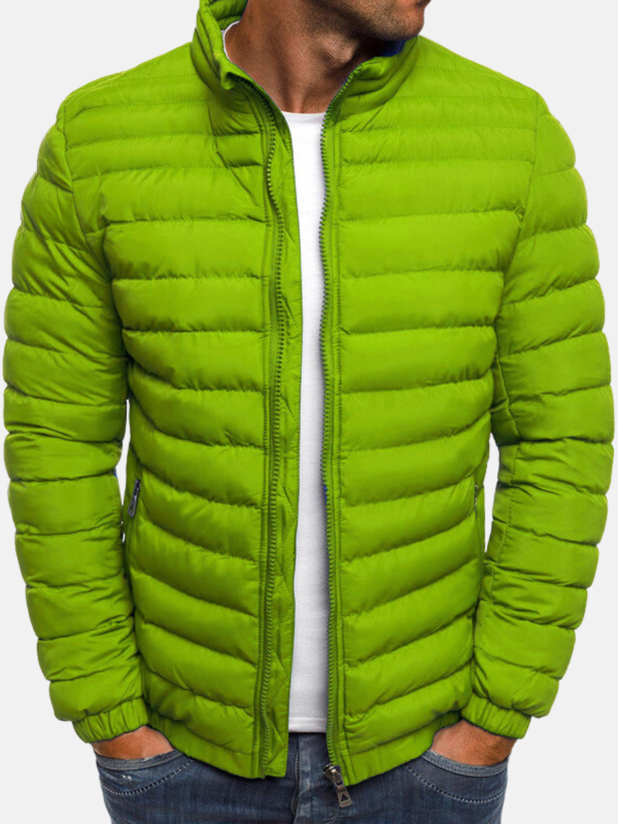 Men's quilted jacket with a fitted cut - Dorian