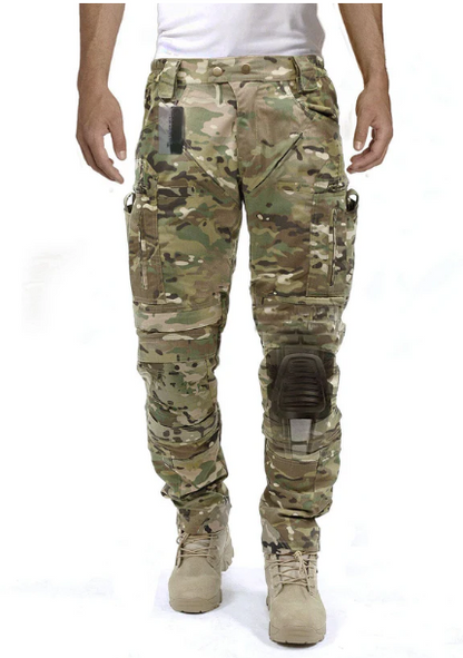 Functional Men's Cargo Trousers with Knee Protection – Bram