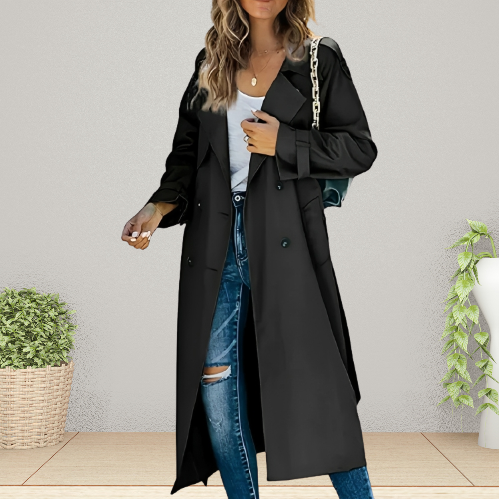 Elegant women's trench coat for the transitional period – Isabelle