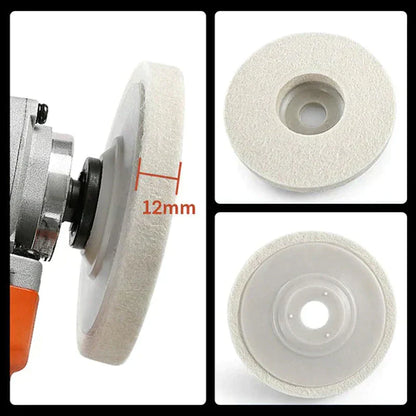 Set of 3 Wool Polishing Discs – Polistra