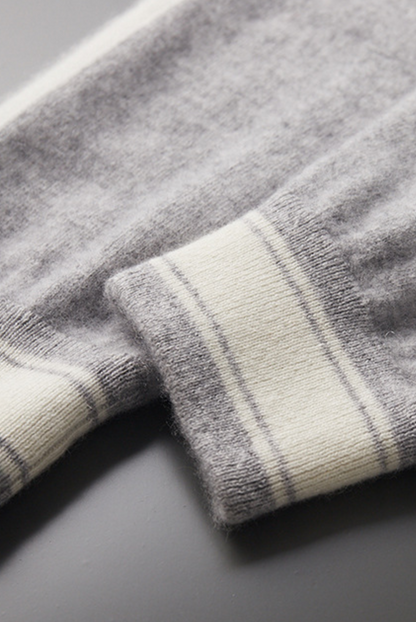 Light Grey Cashmere Merino Wool Set – Romano