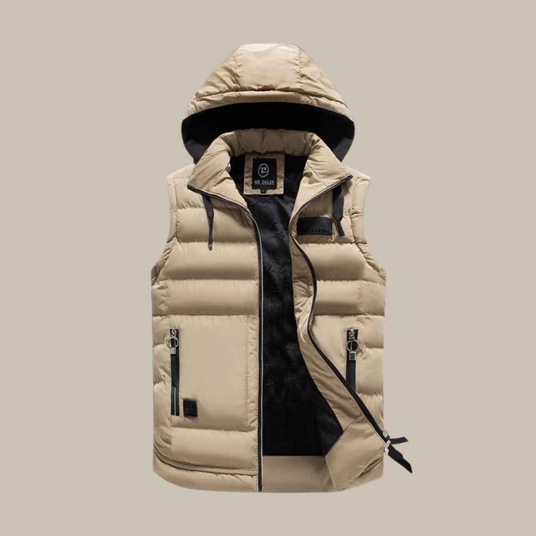 HUGO Hooded Puffer Vest | Casual Bodywarmer for Men